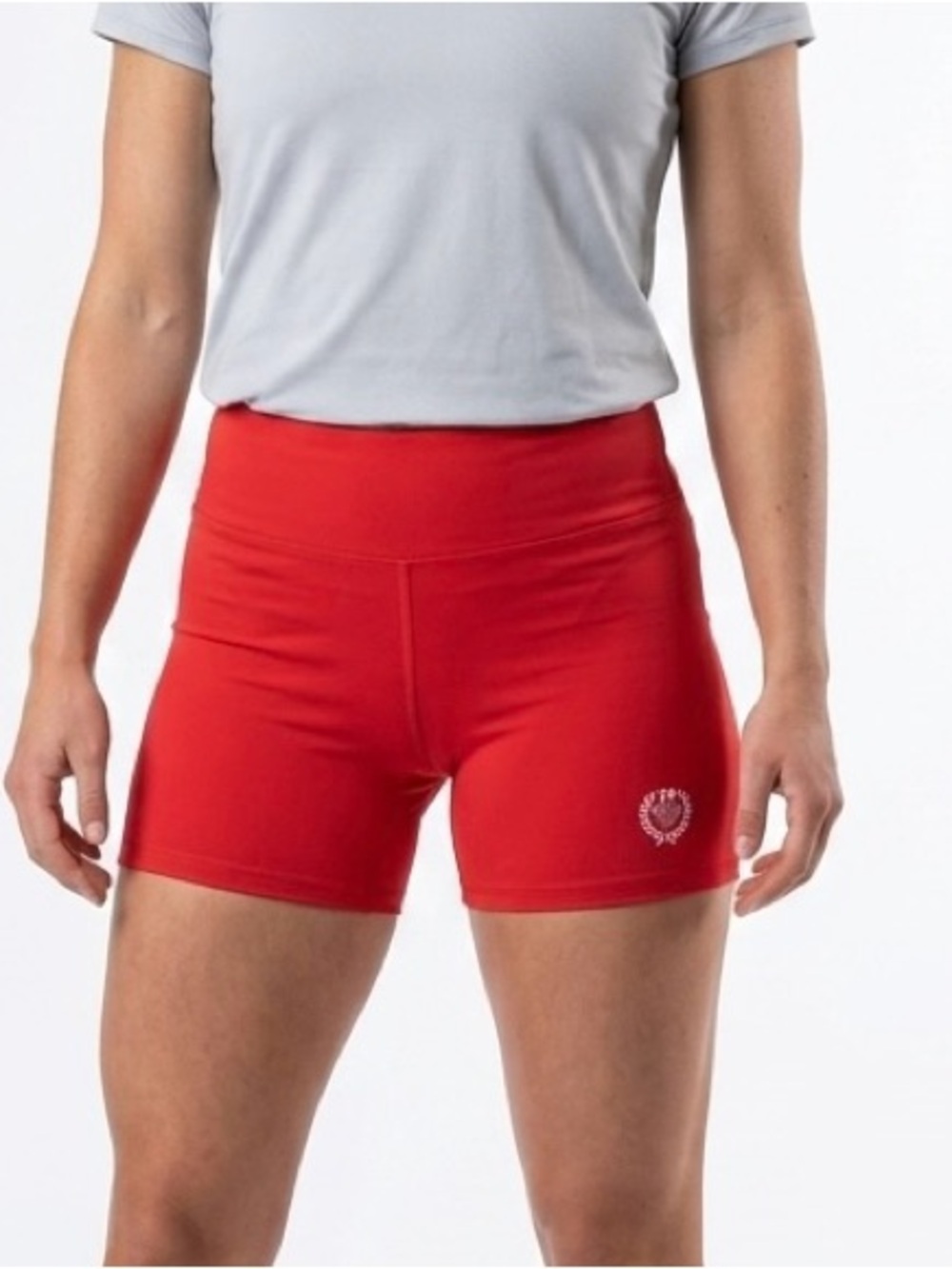 Old Navy Red High-Waist Women's Active Shorts